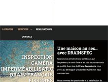 Tablet Screenshot of drainspec.com